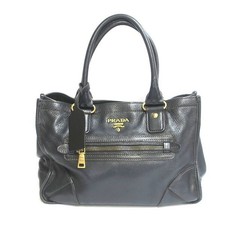 Borsa tote PRADA in pelle nera