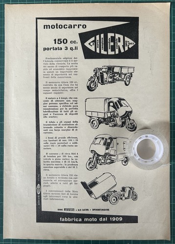 Rara pubblicità motocarro - pubblicità,