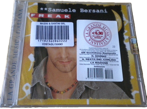 Samuele bersani freak nuovo - samuele, cd