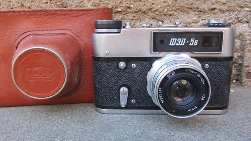Fotocamera sovietica russa - fotocamera,