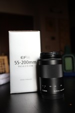 Canon EF-M 55-200mm f/4.5-6.3 IS STM Zoom Lens Excellent Condition 