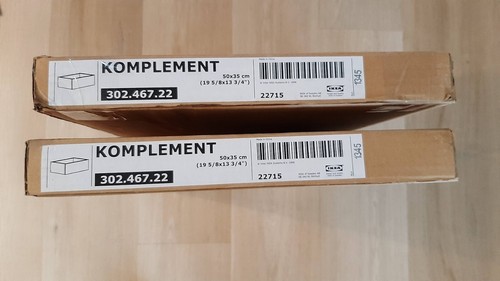 Set cassetti ikea komplement - set,