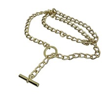 Cintura catena tono oro Lariat