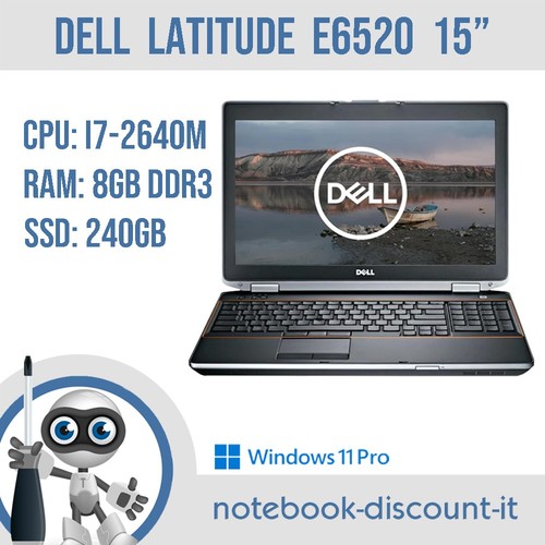 Dell latitude e6520 notebook - dell,