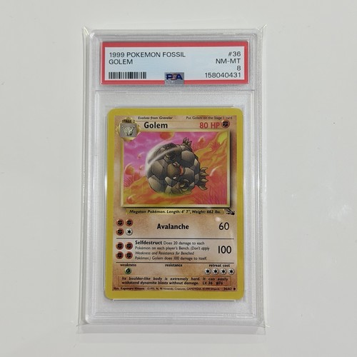 Golem fossil regular - 36/62, psa