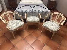 Coppia poltroncina e sgabello