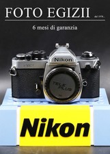 NIKON FM2 FM 2 + GANCI E TAPPI USATO COME NUOVO - REVISIONATO - GARANTITO 6 MESI