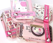 Per iPhone 5C - CUSTODIA FLIP PORTAFOGLIO PELLE ROSA SANRIO HELLO KITTY