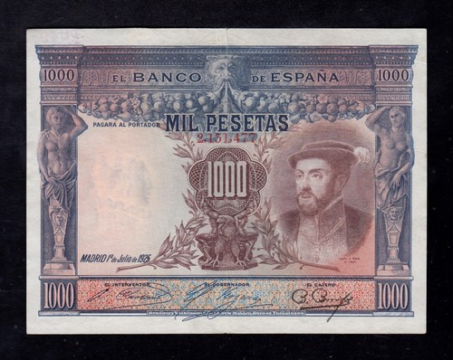 1000 pesetas 1925 - 1000,