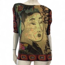 DESIGUAL Maglia blusa blu