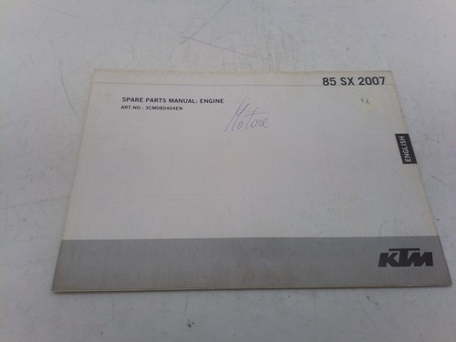 Ktm catalogo ricambi - 85, 07