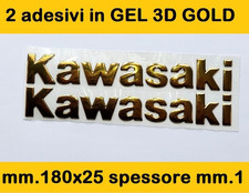 2 adesivi KAWASAKI  GEL 18 Cm
