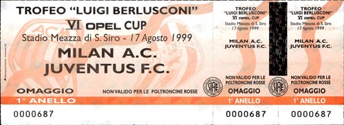 Biglietto stadio trofeo luigi - biglietto,