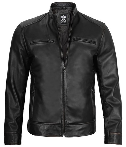 Dodge giacca uomo pelle nera - dodge,