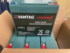 4 Batterie AGM Ciclica 12v 24ah Reali,VANTAG Più Durata Bici Scooter Elettrico