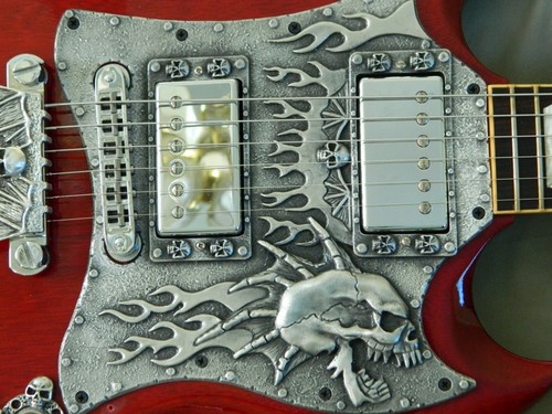 Battipenna teschio metallo - teschio,