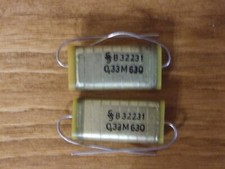CONDENSATORI 0,33 uf 630 v NOS