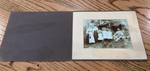 Foto vera famiglia con