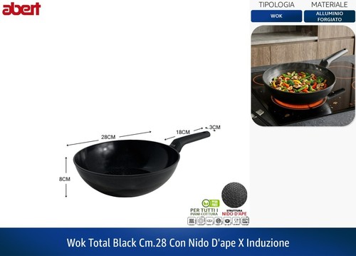 Padella wok 28cm - padella,