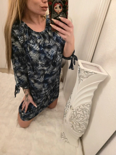 Vestito mini abito midi