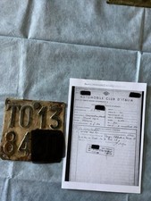 Aermacchi 125/U  TARGA  - COLLEZIONE  anno 1955