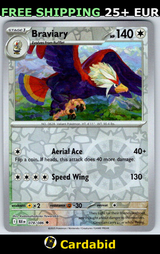Braviary blk 078 086 - #078/086, sv