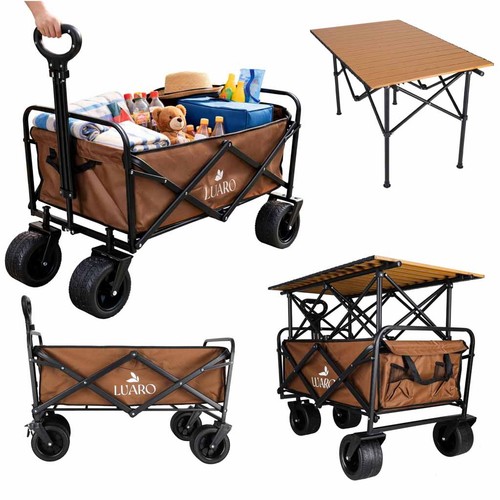 Carrello spiaggia con tavolo - carrello,