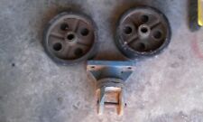 ANTICHE RUOTE DI FERRO PIU' GANCIO TRAINO MISURE 25X6 CM