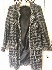 Cappotto Zara bianco e nero