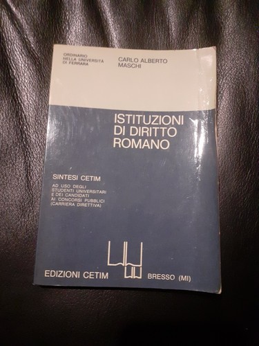 Istituzioni diritto romano - istituzioni,