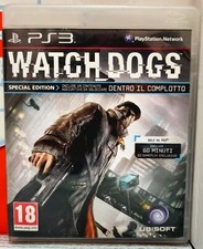 WATCH DOGS PS3 PLAYSTATION 3 PRIMA STAMPA ITALIANO COMPLETO BUONO STATO