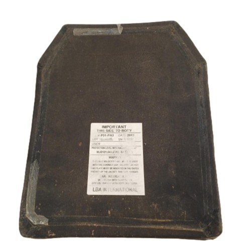 Ballistic plate curved body - plate,