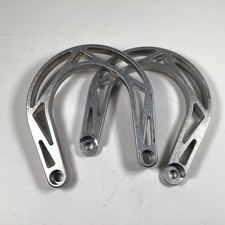 Sconosciuto? V-Brake Booster Rinforzi Lega Fusa Argento NOS Vintage MTB BMX Paul