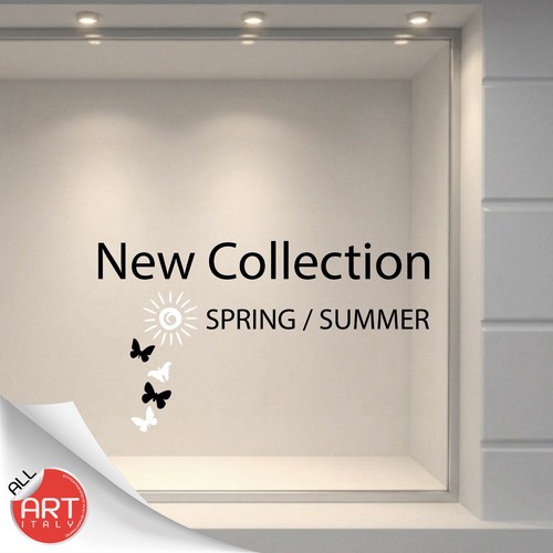 Adesivi vetrine spring summer - adesivi,