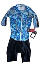 Zoot Triathlon Suit Women's  Race Full Zip Ultra Koa Blue P1 Skyve Small  NWT