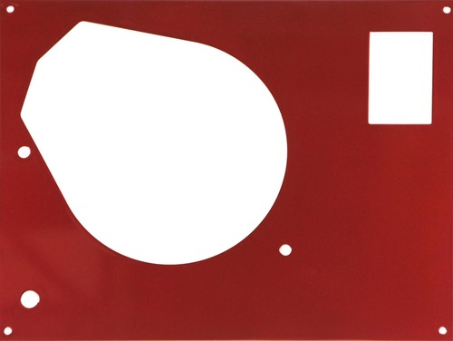 Piastra copertura frontale per - piastra,