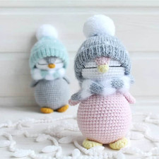 Penguin With Hat and Scarf