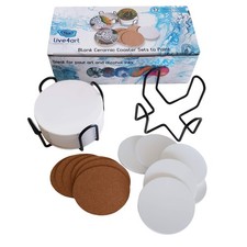 Ceramic Coaster Sets - 12