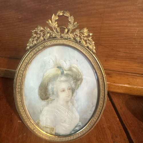 Quadro miniatura ornato - , su