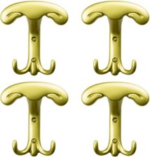 ATTACCAPANNI A PARETE 4 PEZZI APPENDIABITI A MURO APPENDI ACCAPPATOIO BAGNO 106