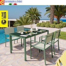 Tavolo Con 4 Sedie Verde