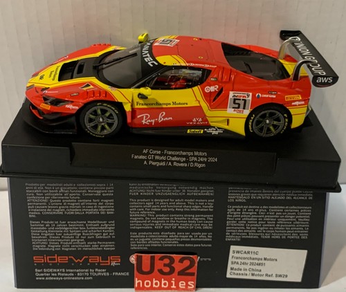 Slot car racer sideways - car,