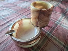 posacenere portapenne alabastro vintage rarissimo