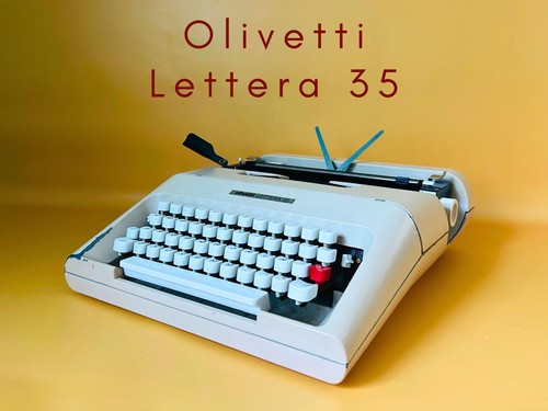 Working typewriter olivetti - typewriter,
