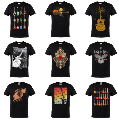 Shirt chitarra uomo musica - t-shirt,
