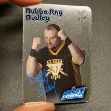 BUBBA-RAY DUDLEY #45 ARGENTO Tesla Lamincards WWE SMACKDOWN FLUO 2004