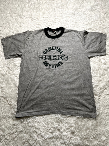 Shirt vintage becks - becks, gametime