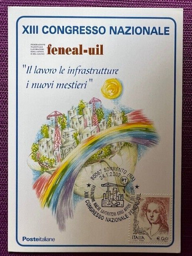 Italia 2002 cartolina - italia,