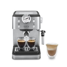 De Longhi Macchina Caffè Manuale Espresso Macinato Inox EM450.M Linea Classic