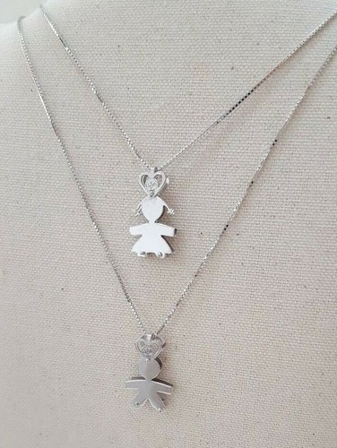 Collana argento 925 con - collana,